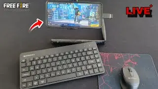 Handcam+Keyboard/Mouse ✋ Fast Glowall & Headshots | FF Custom Live