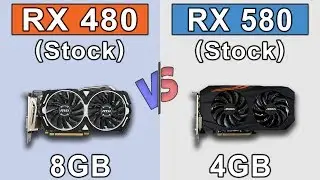 RX 480 (8GB) vs RX 580 (4GB) | New Games Benchmarks