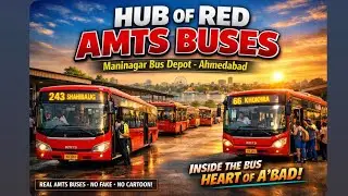 Maninagar bus Depot Full Information | Kankaria Lake #red #amts #info #free #viral #heart #of #india
