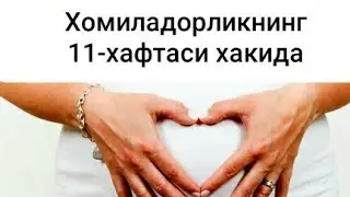 Homiladorlikning 11- haftasi//Хомиладорликнинг 11- хафтаси