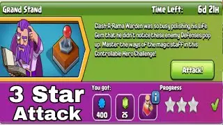 Grand Stand Challenge 3 star Attack | Clash of clans | Nasar Nature 