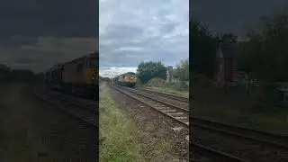 Cl 56 56302 from Coleham LMD to Chirk Kronospan Colas Rail #class56 #hellfire #colas #dieseltrain