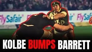Cheslin Kolbe BUMPS Scott Barrett | Springboks vs All Blacks