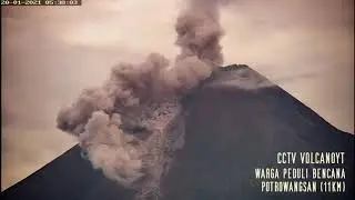 Awanpanas Guguran Merapi (20/01/2021 05:34 WIB)