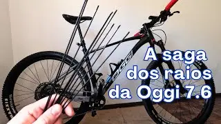 Ficou bom? Primeiro pedal ap&oacute;s troca dos raios da Oggi 7.6