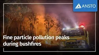 Fine particle pollution peaks during bushfires