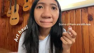 Art haul| shopee, lazada, art books (art supplies I bought Last August and October)
