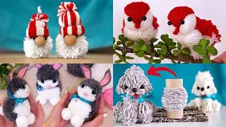 DIY 4 CUTE IDEAS | Amazing Yarn Craft Ideas - Super Easy Craft Ideas with Wool