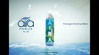 Aira Premium packaged drinking water.