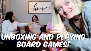 Unboxing And Playing Board Games From Goliath Games! The Frey Family!