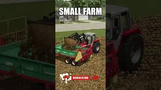 SMALL FARM vs BIG FARM #shorts #fs25 #farmingsimulator25