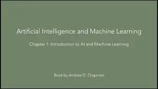Intro to AI & Machine Learning: Audiobook for Autodidacts Ch.1