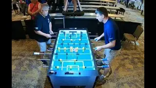 2021 LA State Foosball Championships | Rookie Singles Finals | Johnny Carriere, Jr. vs Jamie Lyndes