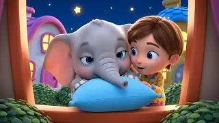 The Sleepy Baby Elephant Hugged the Pillow | Fun Kids Song | Nursery Rhymes