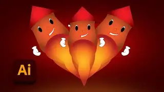 Creating a Unique Cartoon Character | Adobe Illustrator Speed Art