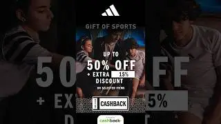 Use coupon code CASHBACK and get extra discount on Adidas!  #cashbackme