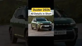 🔥 Renault  Duster 2026 India Details : Engine,  Dimensions, Festures #duster2026 #shorts