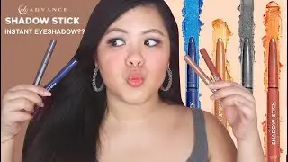 EB ADVANCE SHADOW STICKS INSTANT EYESHADOW?? - Review and Swatch Party | MissCheekyholic