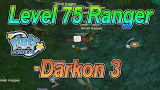 Flyff Universe - Level 75 Ranger Grind, Silent Arrow, Darkon 3 Hit an Run Hopper, Mushpoie