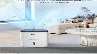 Energy Star 70 Pints Dehumidifiers for Home, VEAGASO 5,000 Sq.Ft Dehumidifier for Basement with Dra