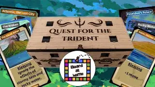 Quest For The Trident Playthrough (Board At Home Plays)