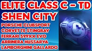Asphalt 9 - ELITE CLASS C with Clubsport, Stingray, Ferrari 599XX, Arrinera, Gallardo Touchdrive