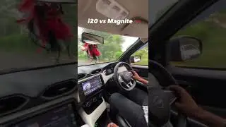 Hyundai i20 VS Nissan Magnite Drag Race 😼⚜️ #i20 #NissanMagnite #i20vsMagnite #HyundaiVsNissan