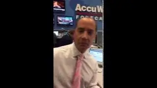 Bernie Rayno on Periscope Discussing Wet Weather for Northeast