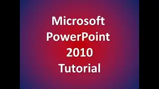 Microsoft Office PowerPoint- Tutorial in detail with Hands on demonstration. #PowerPoint2010