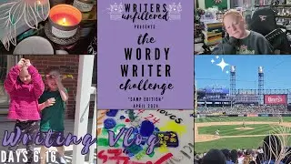An extremely cozy and chill writing vlog ✨ Write with me✍️ Wordy Writer Challenge Camp | Days 6-16