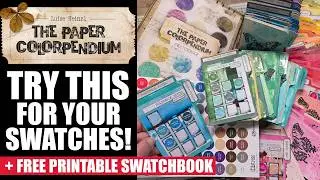 DIVIDERS FOR YOUR SWATCHES: How to marry the Tim Holtz & Ranger Palette with the Paper Colorpendium