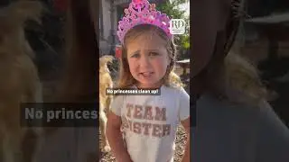 Princesses do not have to work, according to this little girl. #kidsvideo