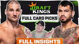 DRAFTKINGS FANTASY Plays for UFC Houston: Strickland vs. Hernandez