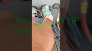 manual reset HP switch