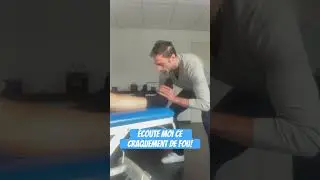Craquement pied pour douleur externe de genou #osteo #douleur #pied #genou #craque