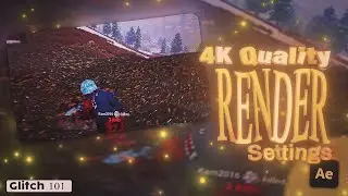 4K Quality + Render Settings For Bgmi Edits | After Effects ( Free Project File )