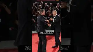 2024Venice Film Festival_George Clooney andBrad Pitt Premiere 'Wolfs'at Venice Film Festival#shorts