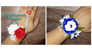 (DIY) Bridesmaids wrist corsage ideas