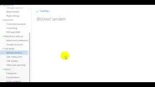 How to unblock contact email or domain in outlook webmail 365