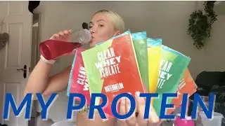 MY PROTEIN CLEAR WHEY *TASTE TEST* | Heidi Haul