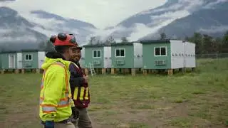 Fort Modular - Lytton First Nation - Helicopter Install