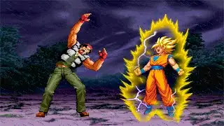 The King of Fighters (MUGEN) | Ralf 15 vs Son Goku