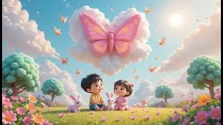 Shapes in the Sky ☁️✨ | Learn Shapes with Clouds | Fun Shapes Song for Kids