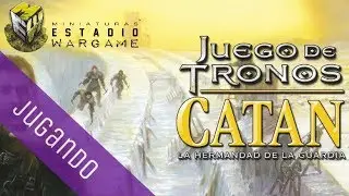 jugando CATAN  (juego de tronos) español latino board game