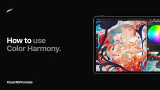 How to use Colour Harmony in Procreate