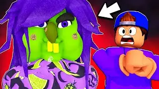 ROBLOX ESCAPE THE EVIL WITCH! (SCARY HALLOWEEN OBBY)