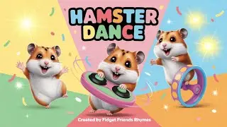 Hamster Hop 🐹✨ | Neon Hamster Dance Challenge for Kids