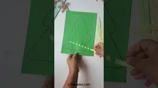 Paper weaving Christmas tree