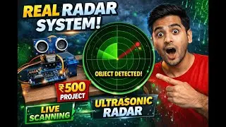 This DIY Radar System BLEW My Mind 😱 (Using Ultrasonic Sensor)