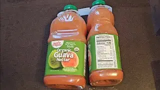Costco Sale Item Review Sun Tropics Organic Guava Nectar Juice Taste Test